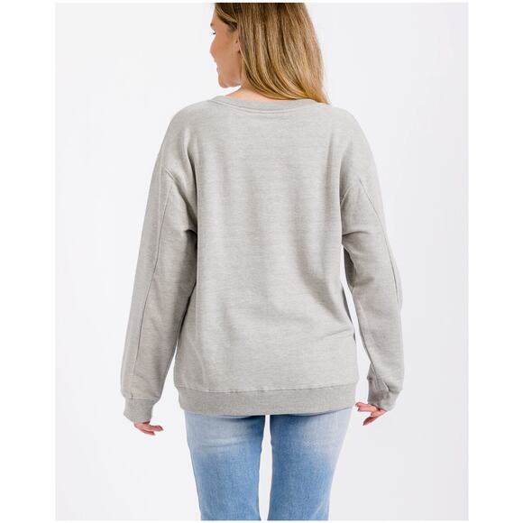 "Dreamer" Graphic Pullover Sweater  | Small - Picture 4 of 5